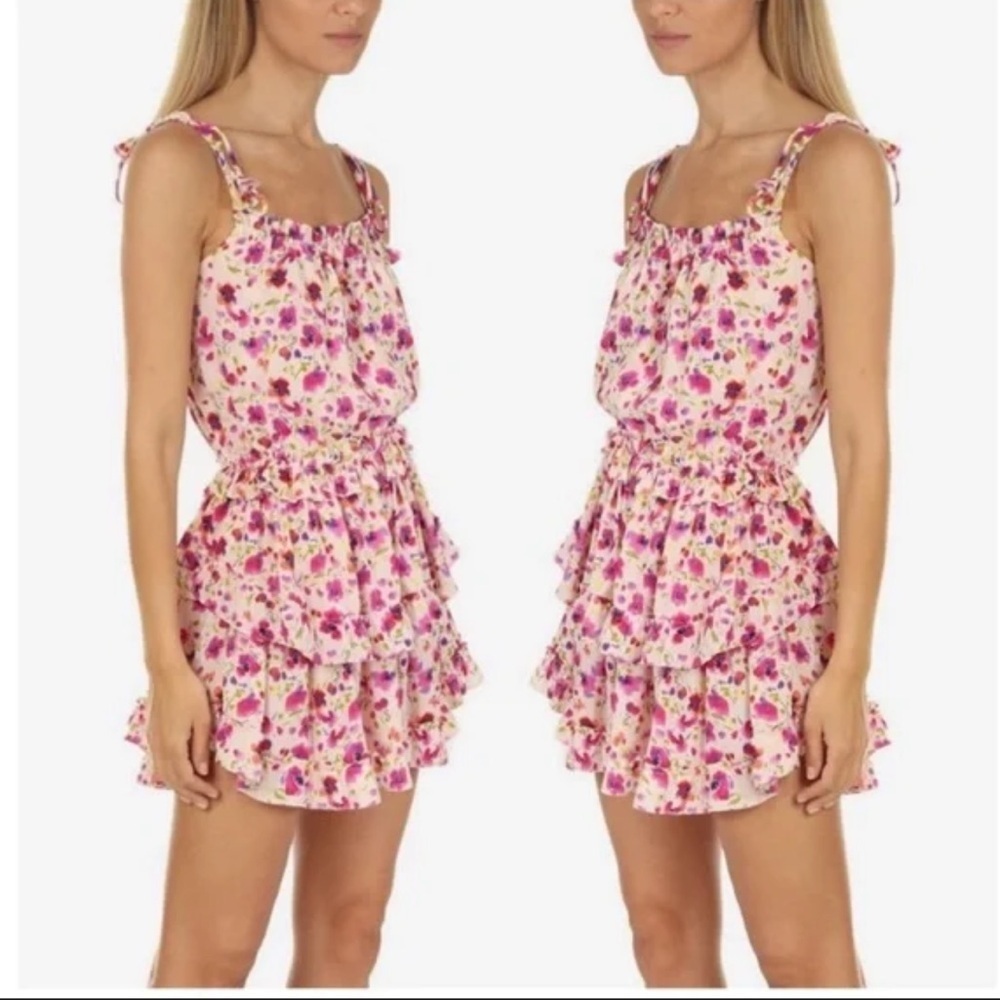 MISA Los Angeles Eliana Floral Mini Dress – Size S
